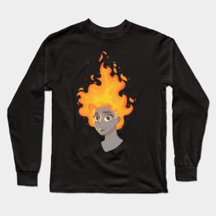 fire girl Long Sleeve T-Shirt